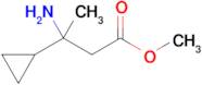 Methyl 3-amino-3-cyclopropylbutanoate