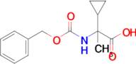 2-(((Benzyloxy)carbonyl)amino)-2-cyclopropylpropanoic acid