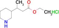 Ethyl 3-(piperidin-3-yl)butanoate hydrochloride