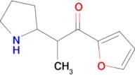 1-(Furan-2-yl)-2-(pyrrolidin-2-yl)propan-1-one