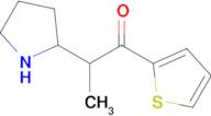 2-(Pyrrolidin-2-yl)-1-(thiophen-2-yl)propan-1-one