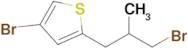 4-Bromo-2-(3-bromo-2-methylpropyl)thiophene