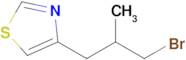 4-(3-Bromo-2-methylpropyl)thiazole