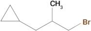 (3-Bromo-2-methylpropyl)cyclopropane