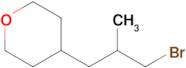 4-(3-Bromo-2-methylpropyl)tetrahydro-2h-pyran