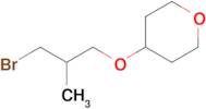 4-(3-Bromo-2-methylpropoxy)tetrahydro-2h-pyran