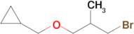 ((3-Bromo-2-methylpropoxy)methyl)cyclopropane