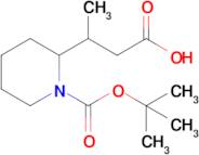 3-(1-(Tert-butoxycarbonyl)piperidin-2-yl)butanoic acid