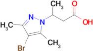 3-(4-Bromo-3,5-dimethyl-1h-pyrazol-1-yl)butanoic acid