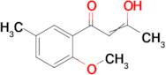 3-hydroxy-1-(2-methoxy-5-methylphenyl)but-2-en-1-one