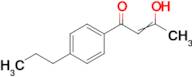 3-hydroxy-1-(4-propylphenyl)but-2-en-1-one