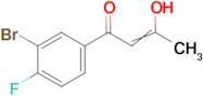 1-(3-bromo-4-fluorophenyl)-3-hydroxybut-2-en-1-one