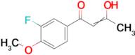 1-(3-fluoro-4-methoxyphenyl)-3-hydroxybut-2-en-1-one