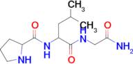 n-(1-((2-Amino-2-oxoethyl)amino)-4-methyl-1-oxopentan-2-yl)pyrrolidine-2-carboxamide