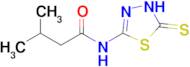 3-methyl-N-(5-sulfanylidene-4,5-dihydro-1,3,4-thiadiazol-2-yl)butanamide