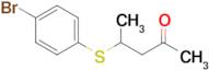 4-((4-Bromophenyl)thio)pentan-2-one