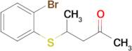 4-((2-Bromophenyl)thio)pentan-2-one