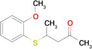 4-((2-Methoxyphenyl)thio)pentan-2-one