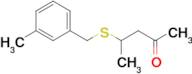 4-((3-Methylbenzyl)thio)pentan-2-one