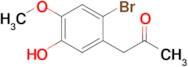 1-(2-Bromo-5-hydroxy-4-methoxyphenyl)propan-2-one