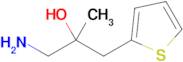 1-Amino-2-methyl-3-(thiophen-2-yl)propan-2-ol