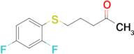 5-((2,4-Difluorophenyl)thio)pentan-2-one