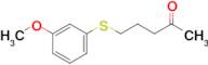 5-((3-Methoxyphenyl)thio)pentan-2-one