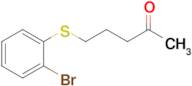 5-((2-Bromophenyl)thio)pentan-2-one