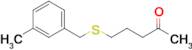 5-((3-Methylbenzyl)thio)pentan-2-one