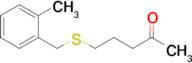 5-((2-Methylbenzyl)thio)pentan-2-one