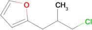 2-(3-Chloro-2-methylpropyl)furan