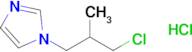 1-(3-Chloro-2-methylpropyl)-1h-imidazole hydrochloride