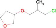 3-(3-Chloro-2-methylpropoxy)tetrahydrofuran