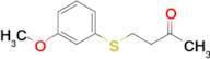 4-((3-Methoxyphenyl)thio)butan-2-one