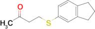 4-((2,3-Dihydro-1h-inden-5-yl)thio)butan-2-one