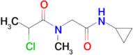 2-Chloro-N-(2-(cyclopropylamino)-2-oxoethyl)-N-methylpropanamide