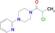 2-Chloro-1-(4-(pyridin-2-yl)piperazin-1-yl)propan-1-one