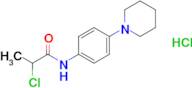 2-Chloro-N-(4-(piperidin-1-yl)phenyl)propanamide hydrochloride