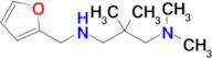 n1-(Furan-2-ylmethyl)-n3,n3,2,2-tetramethylpropane-1,3-diamine