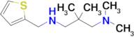 n1,n1,2,2-Tetramethyl-n3-(thiophen-2-ylmethyl)propane-1,3-diamine