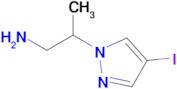 2-(4-Iodo-1h-pyrazol-1-yl)propan-1-amine