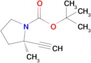 tert-Butyl (R)-2-ethynyl-2-methylpyrrolidine-1-carboxylate