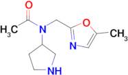 n-((5-Methyloxazol-2-yl)methyl)-N-(pyrrolidin-3-yl)acetamide