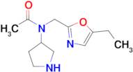 n-((5-Ethyloxazol-2-yl)methyl)-N-(pyrrolidin-3-yl)acetamide