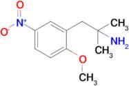 1-(2-Methoxy-5-nitrophenyl)-2-methylpropan-2-amine