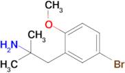 1-(5-Bromo-2-methoxyphenyl)-2-methylpropan-2-amine