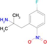 1-(5-Fluoro-2-nitrophenyl)-2-methylpropan-2-amine