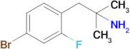 1-(4-Bromo-2-fluorophenyl)-2-methylpropan-2-amine