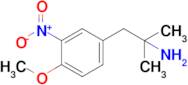 1-(4-Methoxy-3-nitrophenyl)-2-methylpropan-2-amine