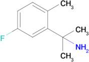 2-(5-Fluoro-2-methylphenyl)propan-2-amine